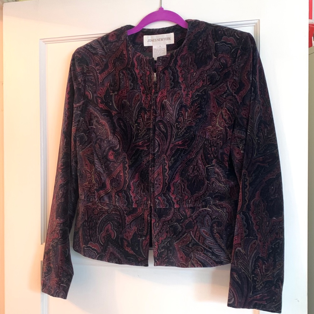 Vintage Jones New York Paisley Jacket